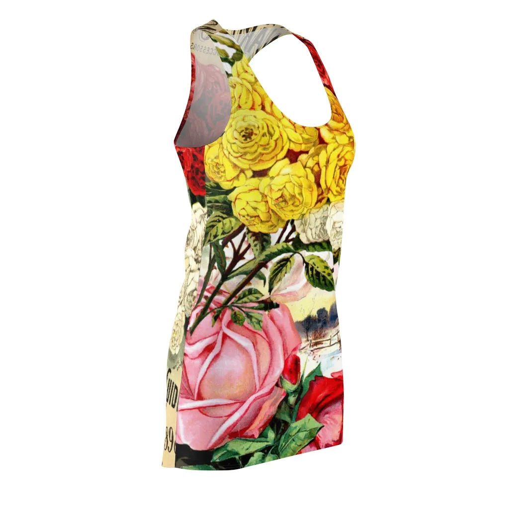 Parade of Roses Racerback Dress