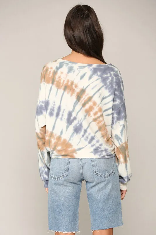 Phoebe Jersey Tie Dye Top