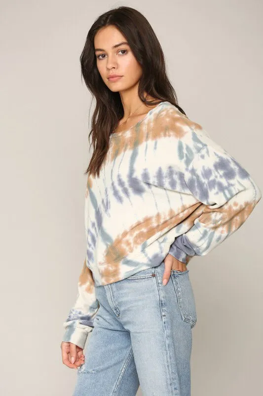 Phoebe Jersey Tie Dye Top