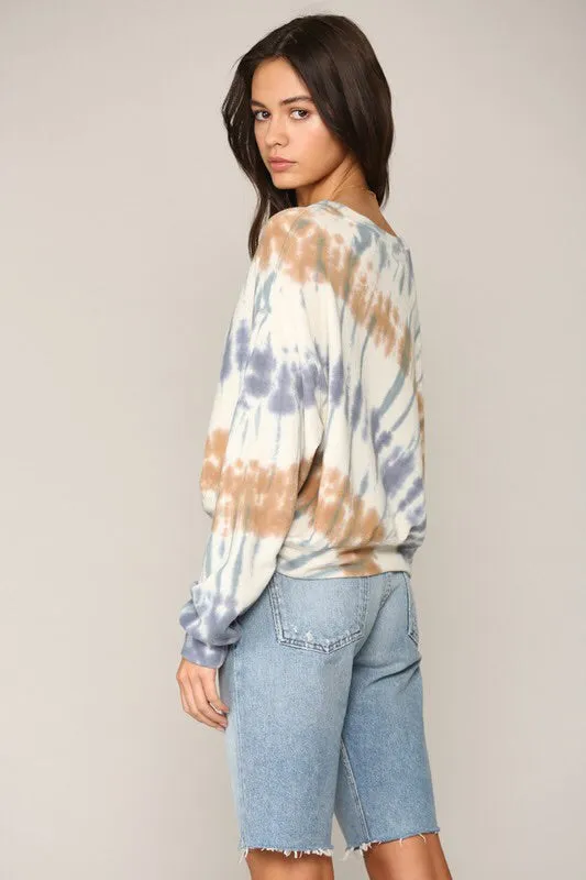 Phoebe Jersey Tie Dye Top