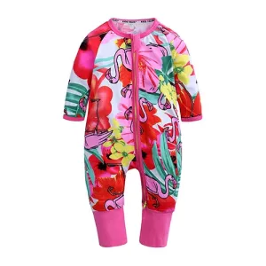 Pink Flamingo Baby Jumpsuit