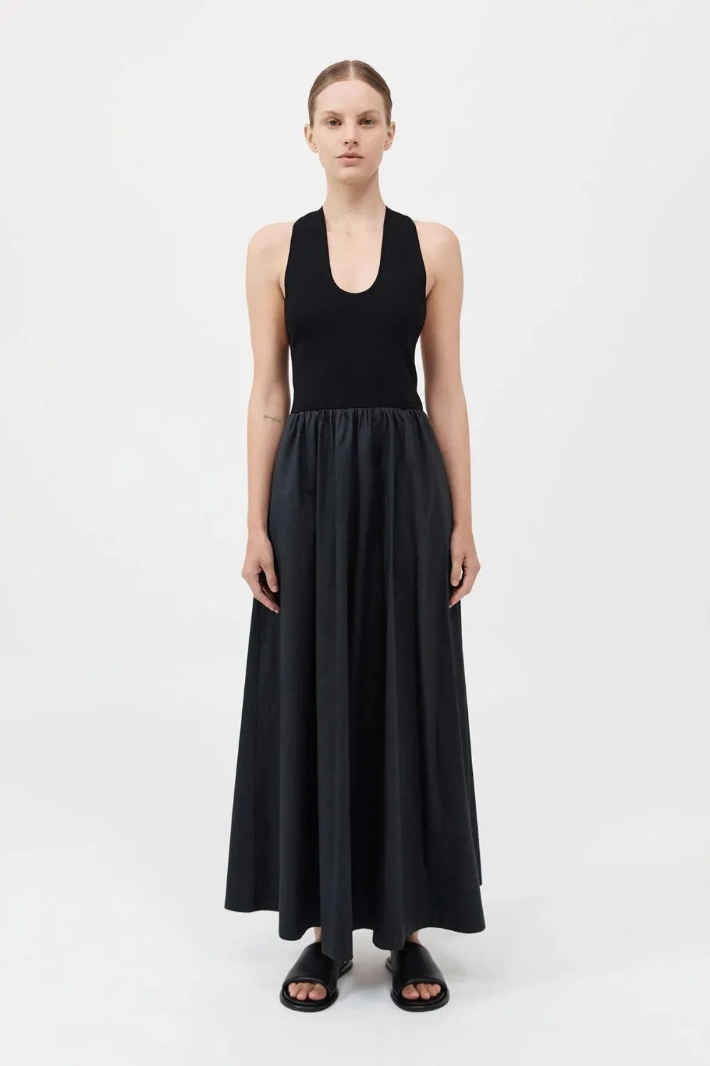 Plunge Neck Dress