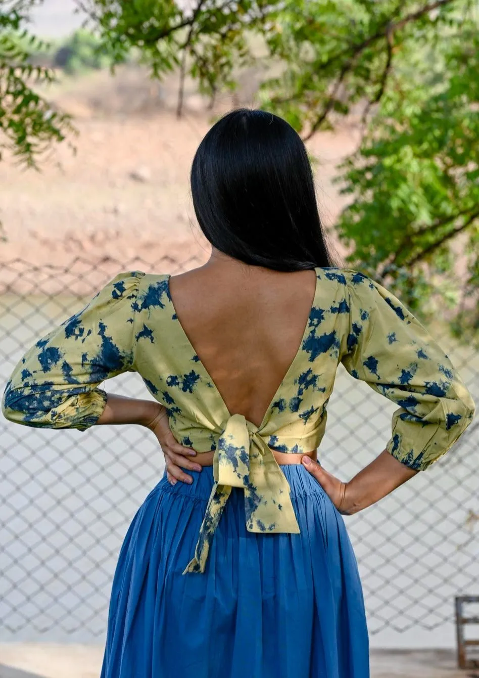 Polar - Back Tie-up Crop Top