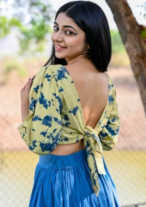 Polar - Back Tie-up Crop Top
