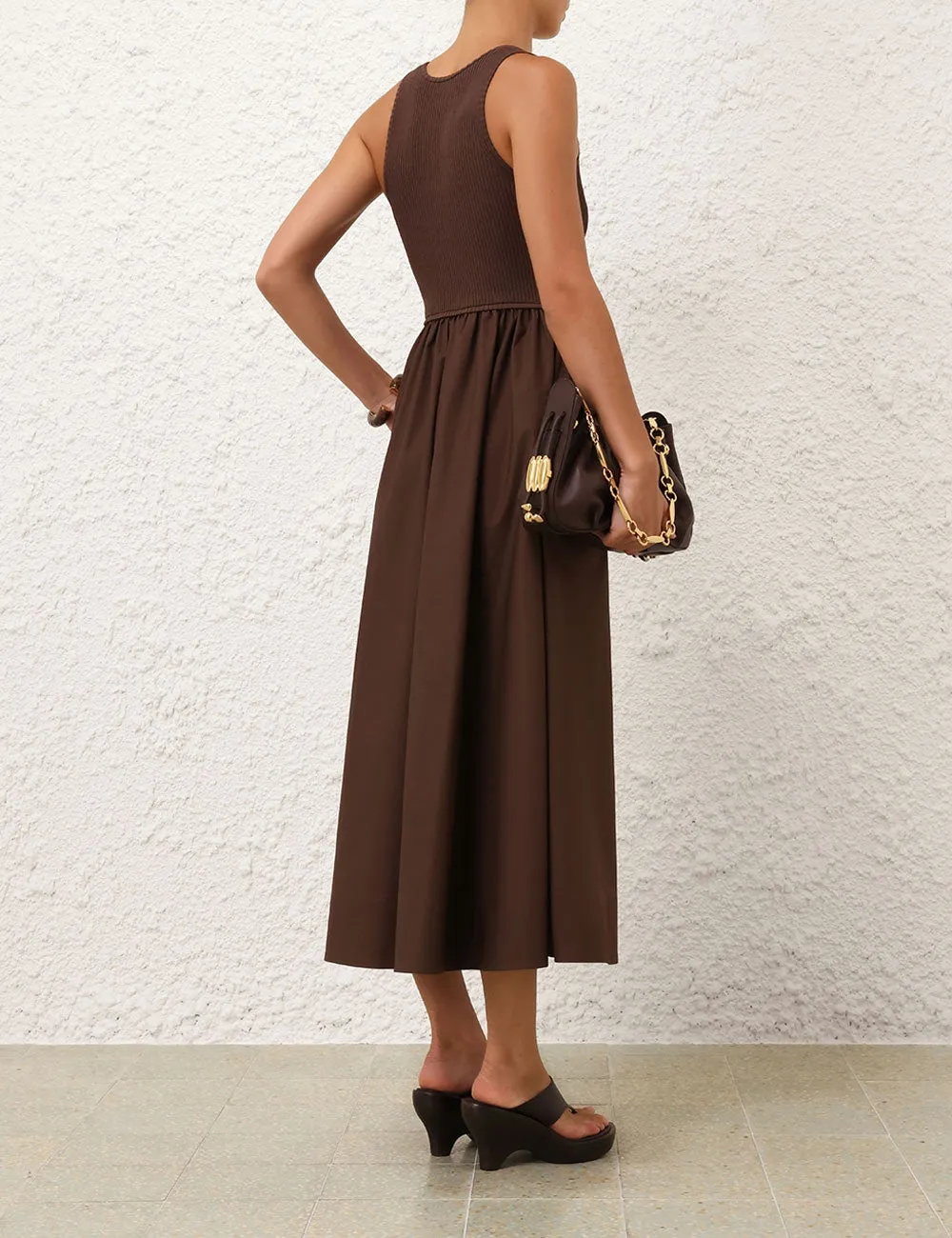 Poplin Racer Dress