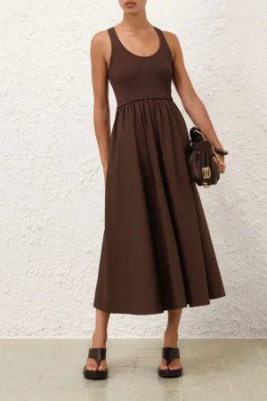 Poplin Racer Dress