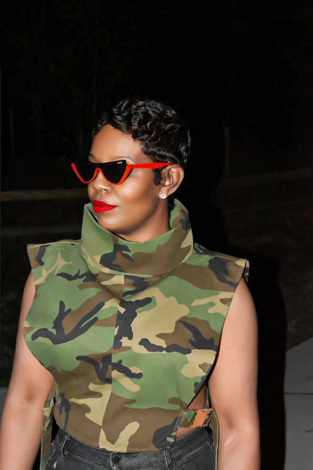 POPPIN Camo Top
