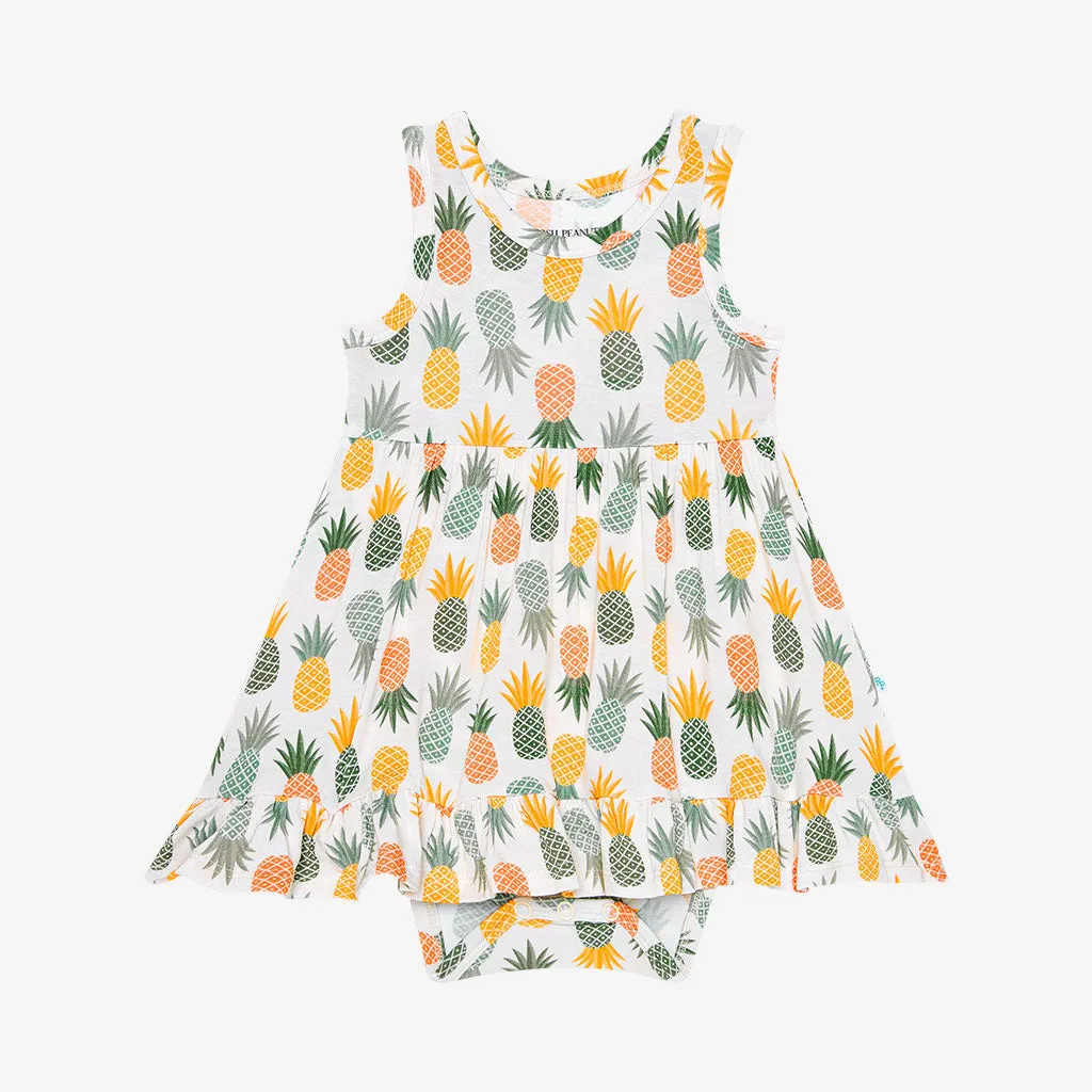 Posh Peanut Racerback Twirl Bodysuit Dress in McGuire