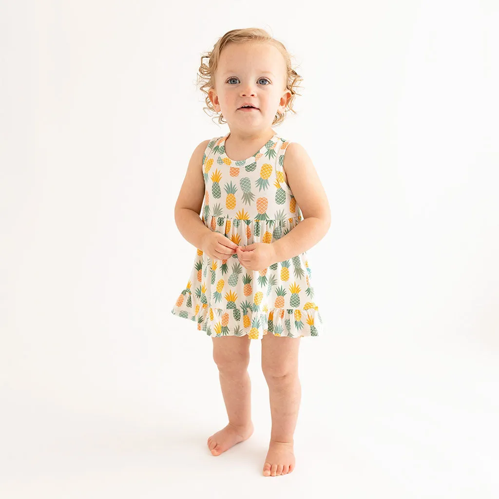 Posh Peanut Racerback Twirl Bodysuit Dress in McGuire