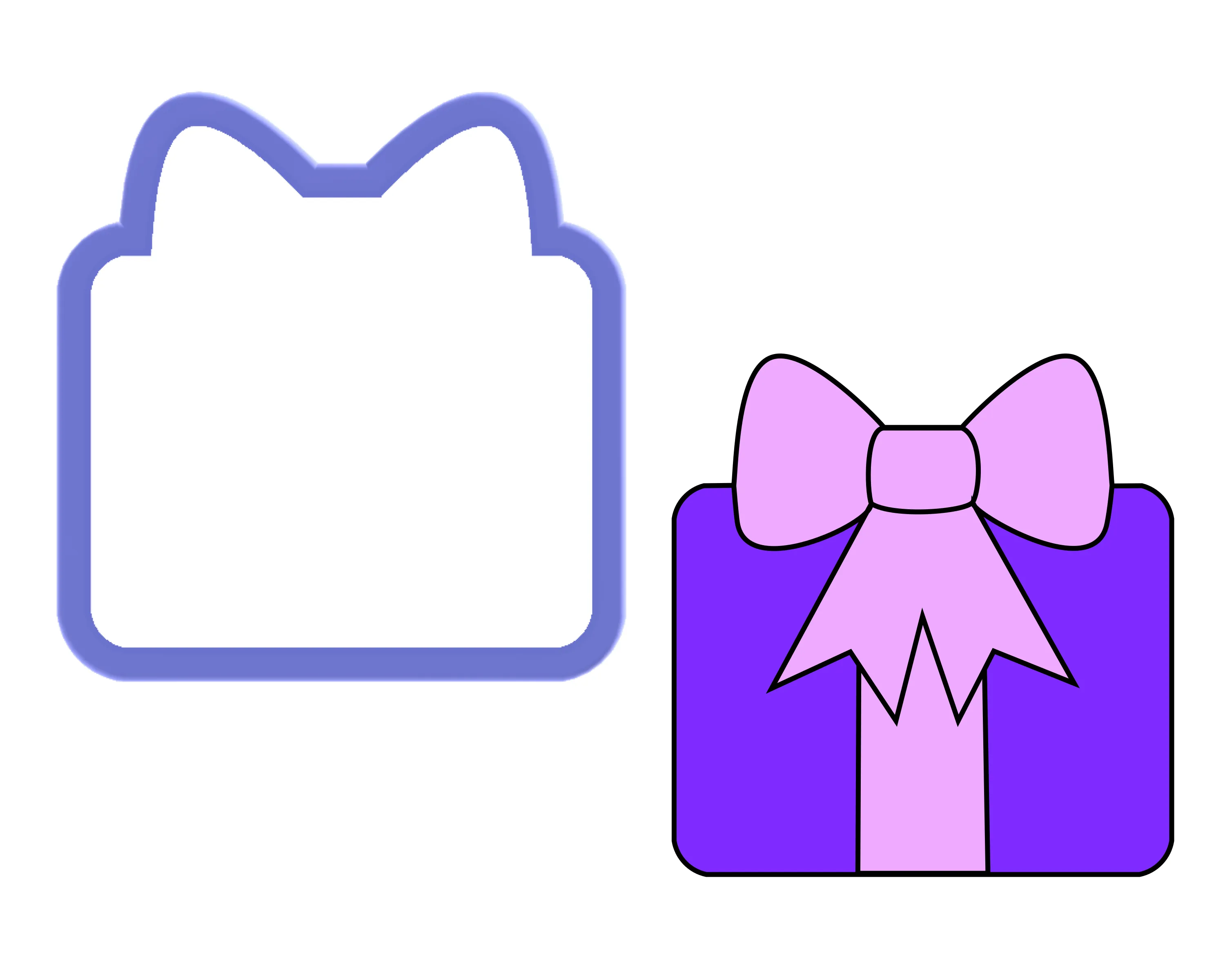 Present Cookie Cutter