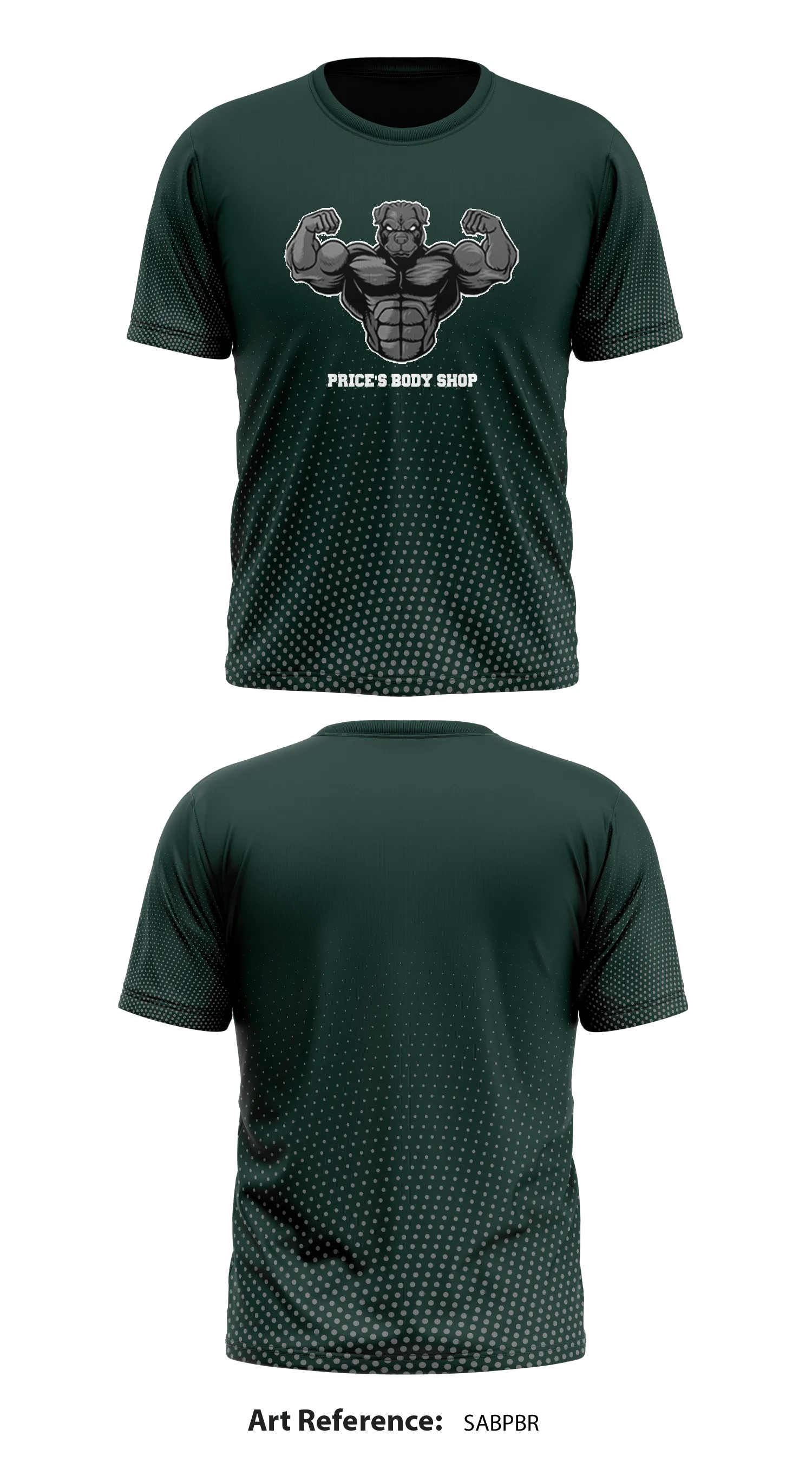 Price's body shop Core Men's SS Performance Tee - SAbpBR