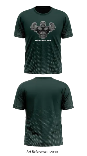 Price's body shop Core Men's SS Performance Tee - SAbpBR
