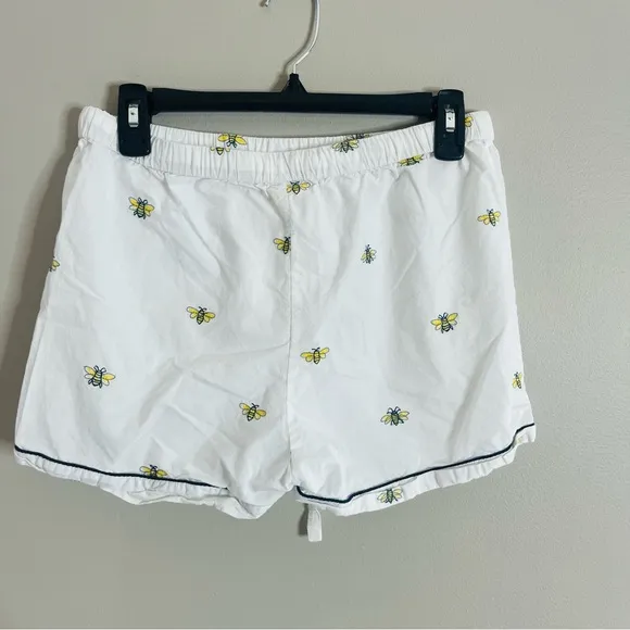 Printfresh Size Small Shorts Cotton Pajama Set Embroidered Bumble Bee Set SIB