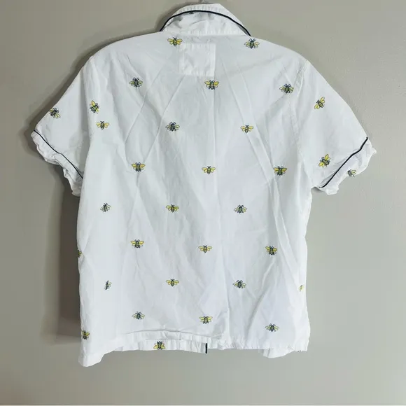 Printfresh Size Small Shorts Cotton Pajama Set Embroidered Bumble Bee Set SIB