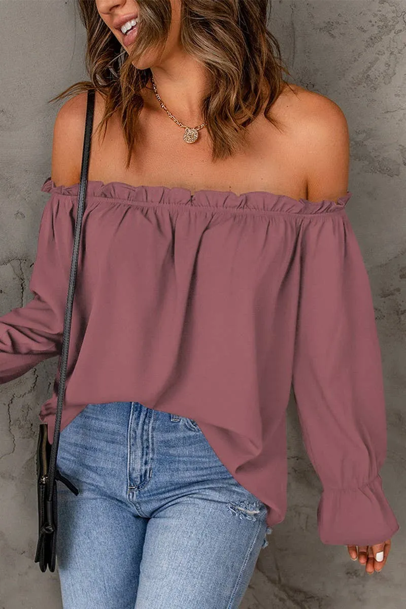 PULLOVER SEXY OFF-SHOULDER TOP