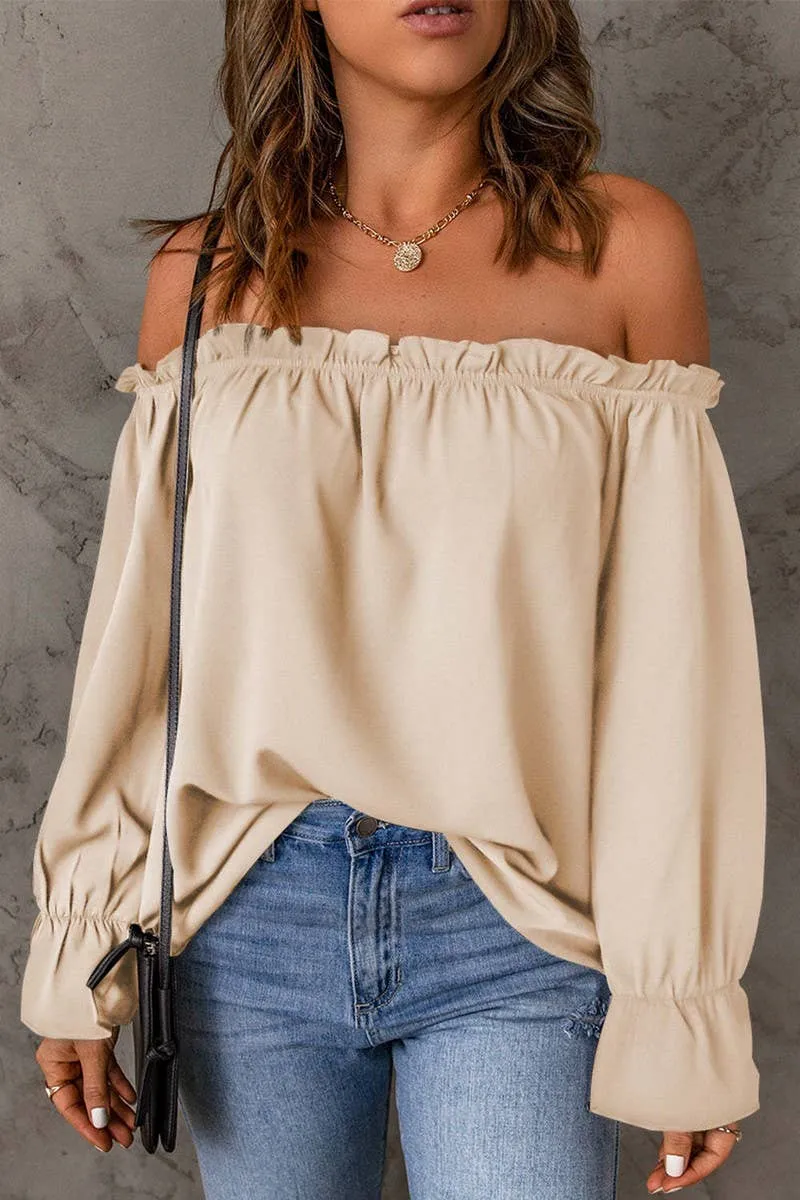 PULLOVER SEXY OFF-SHOULDER TOP