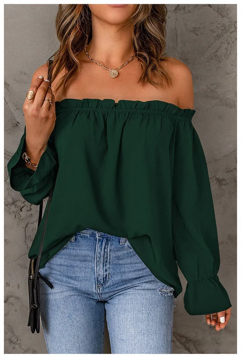 PULLOVER SEXY OFF-SHOULDER TOP