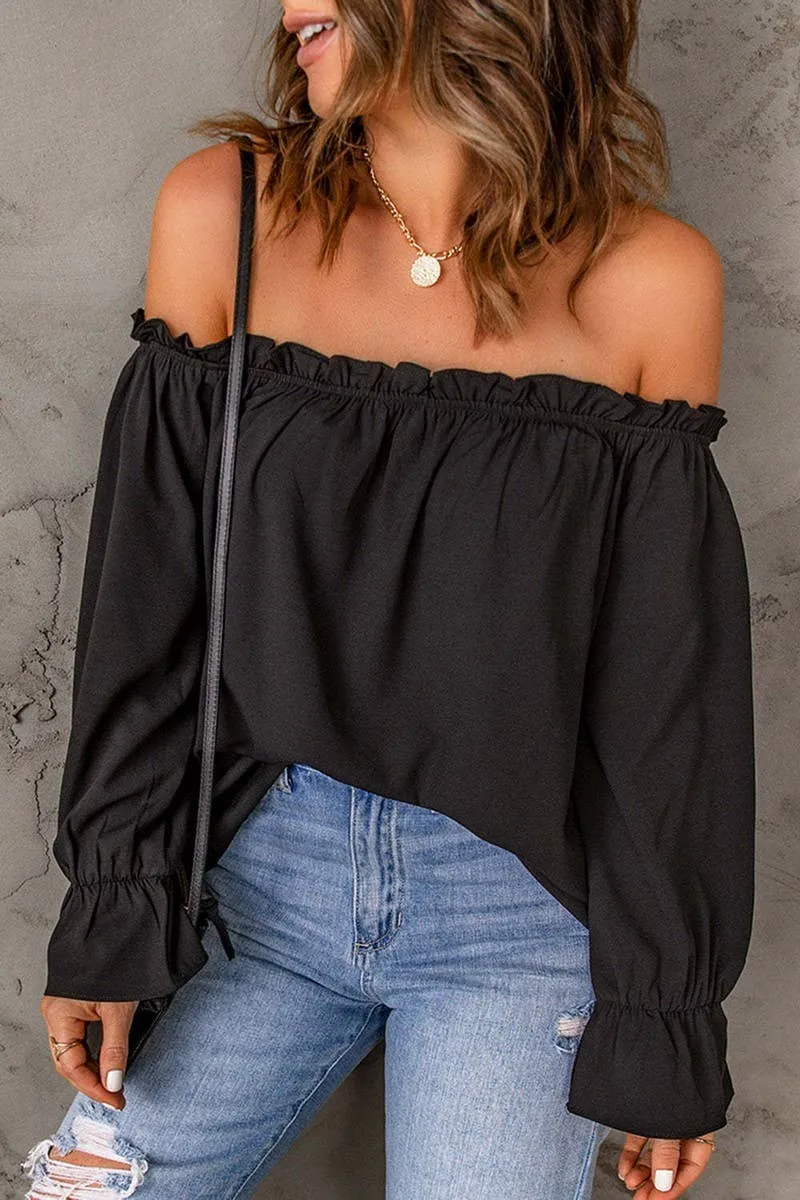 PULLOVER SEXY OFF-SHOULDER TOP