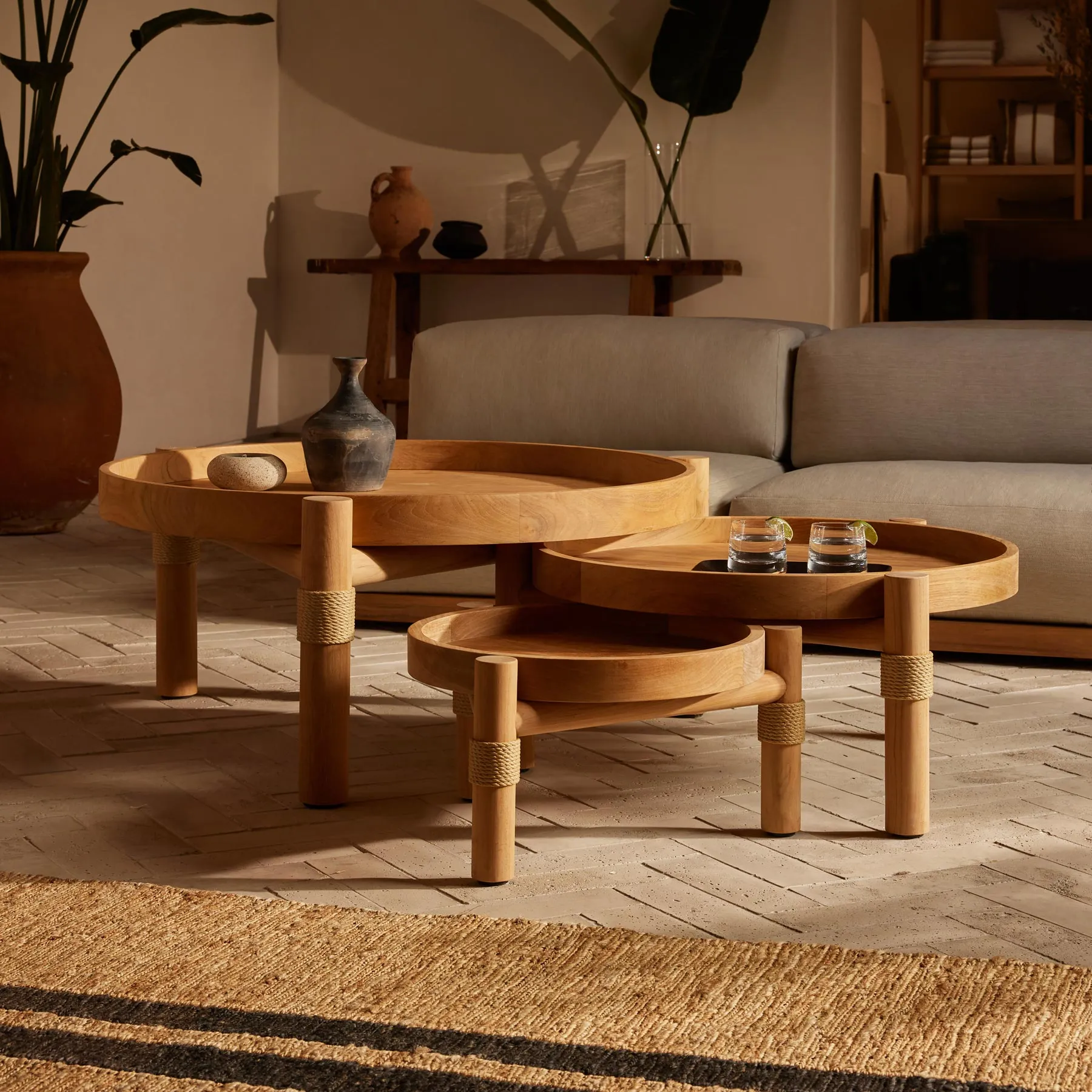 Punta Mita Tables - Teak