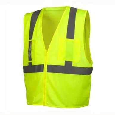 Pyramex Class 2 Economy Vest with Clear Pocket RVZ21CP