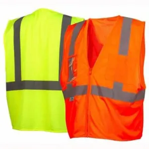 Pyramex Class 2 Economy Vest with Clear Pocket RVZ21CP