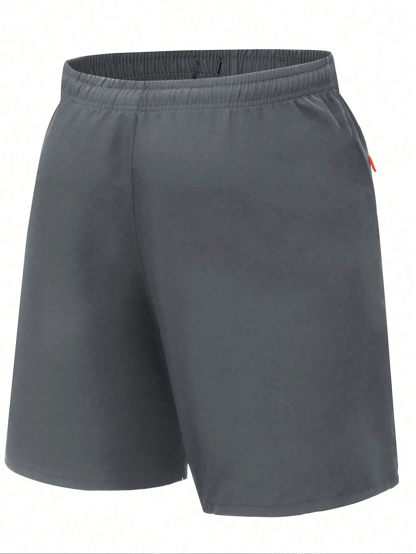 QA Men Letter Graphic Drawstring Waist Shorts