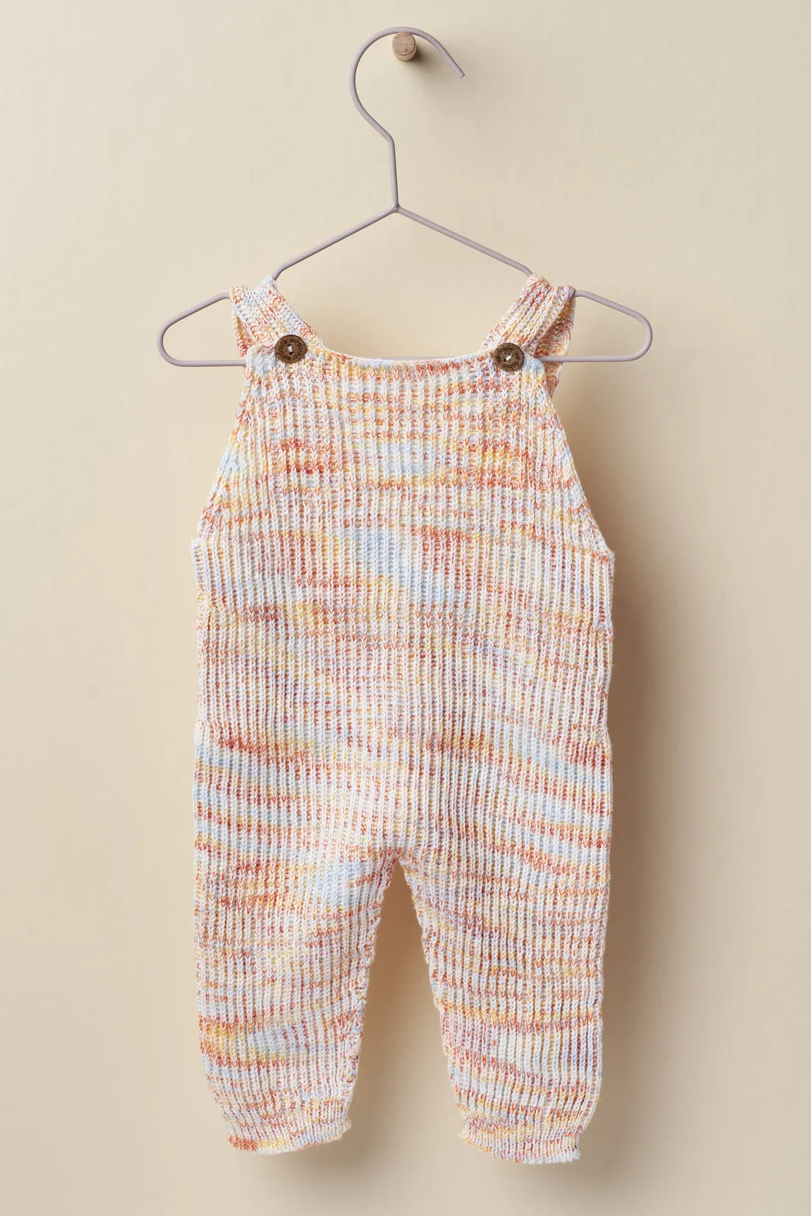 "Channing" Multicoloured Knitted Dungarees