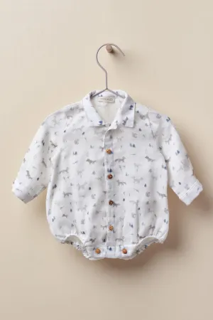 "George" Fox Print Shortie