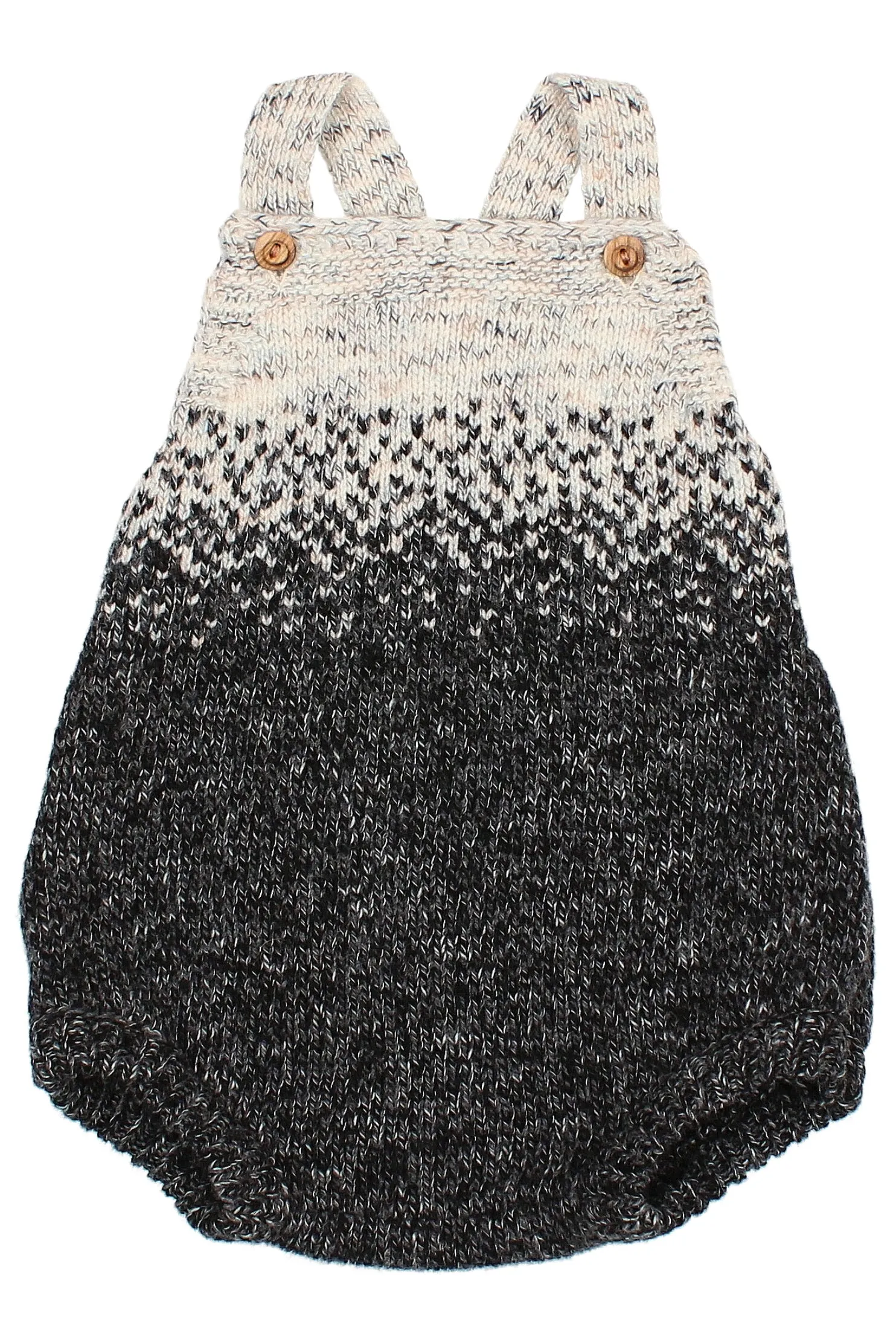 "Shai" Wool Dungaree Romper