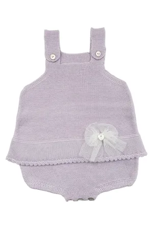 "Sofia" Lilac Knit Romper