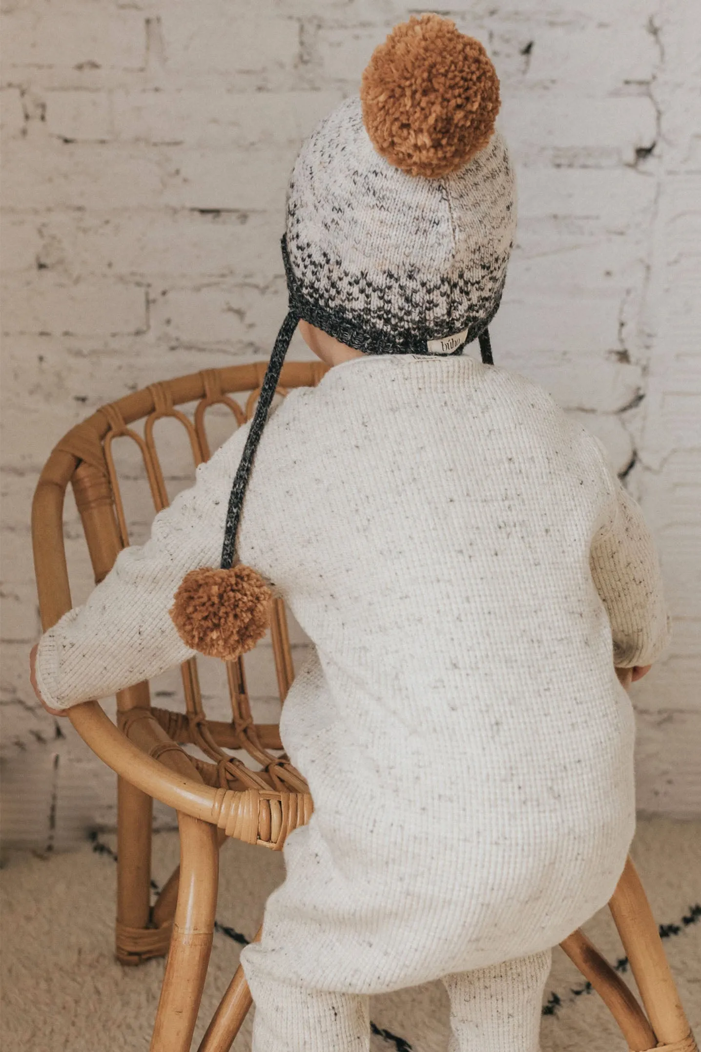 "Winslow" Grey Marl Knit Romper