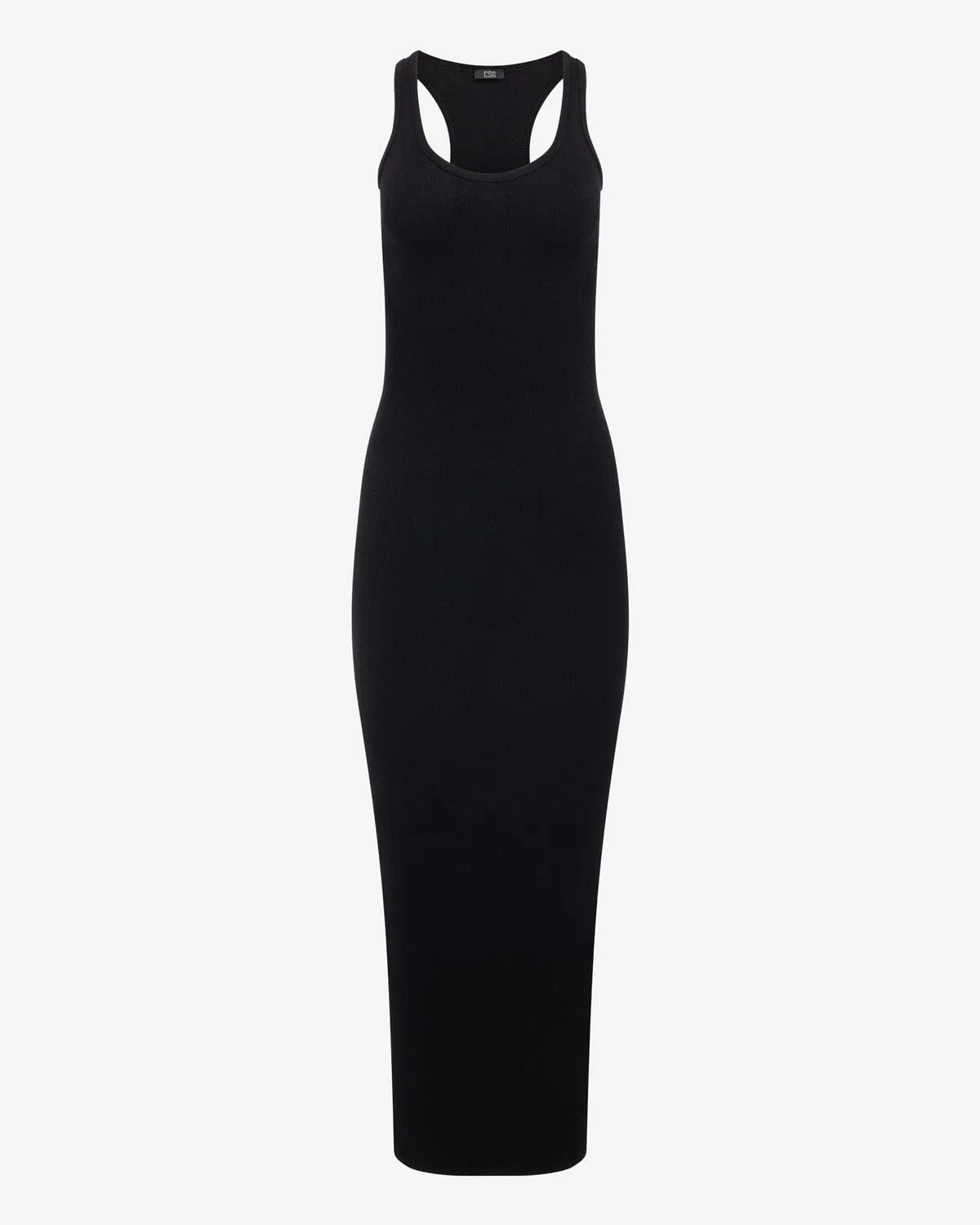 Racer Back Maxi Dress | Black