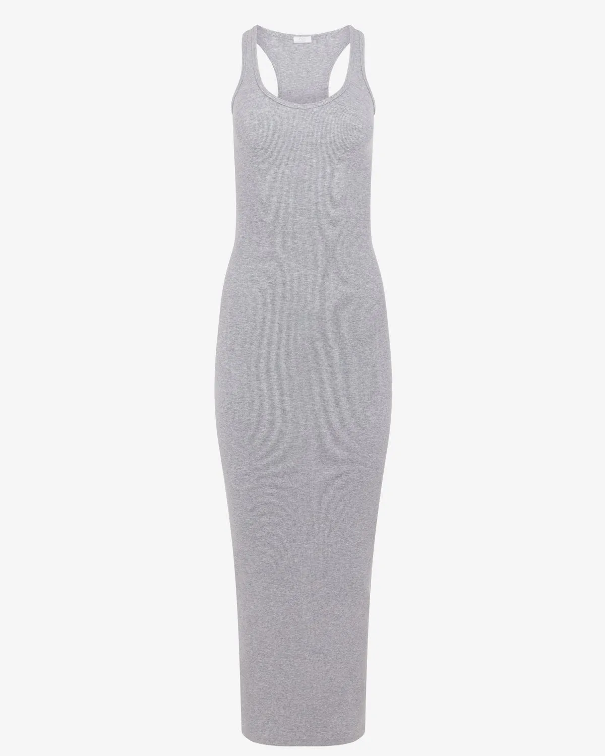 Racer Back Maxi Dress | Cloud Marl