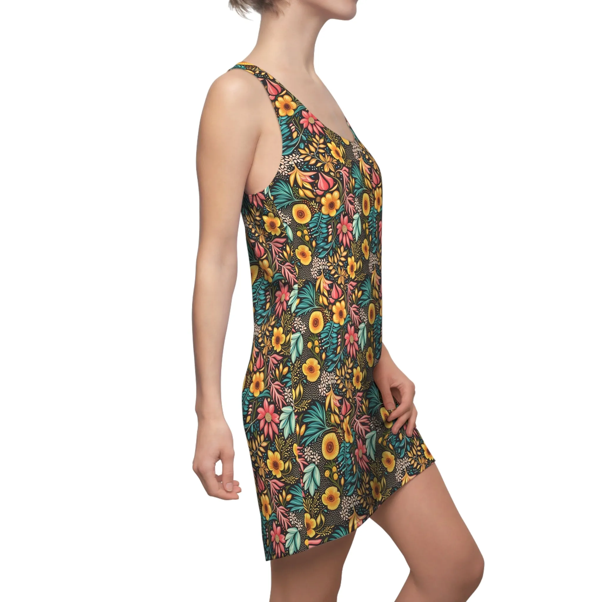 Racerback Freedom Dress - Pretty Petals