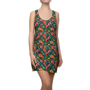 Racerback Freedom Dress - Tropical Bloom