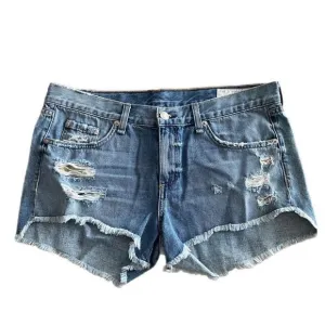 Rag &amp; Bone Distressed Jean Shorts