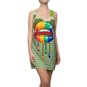 Rainbow Kiss Racerback Dress