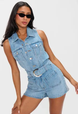Rancho Mirage Romper-Hailstorm