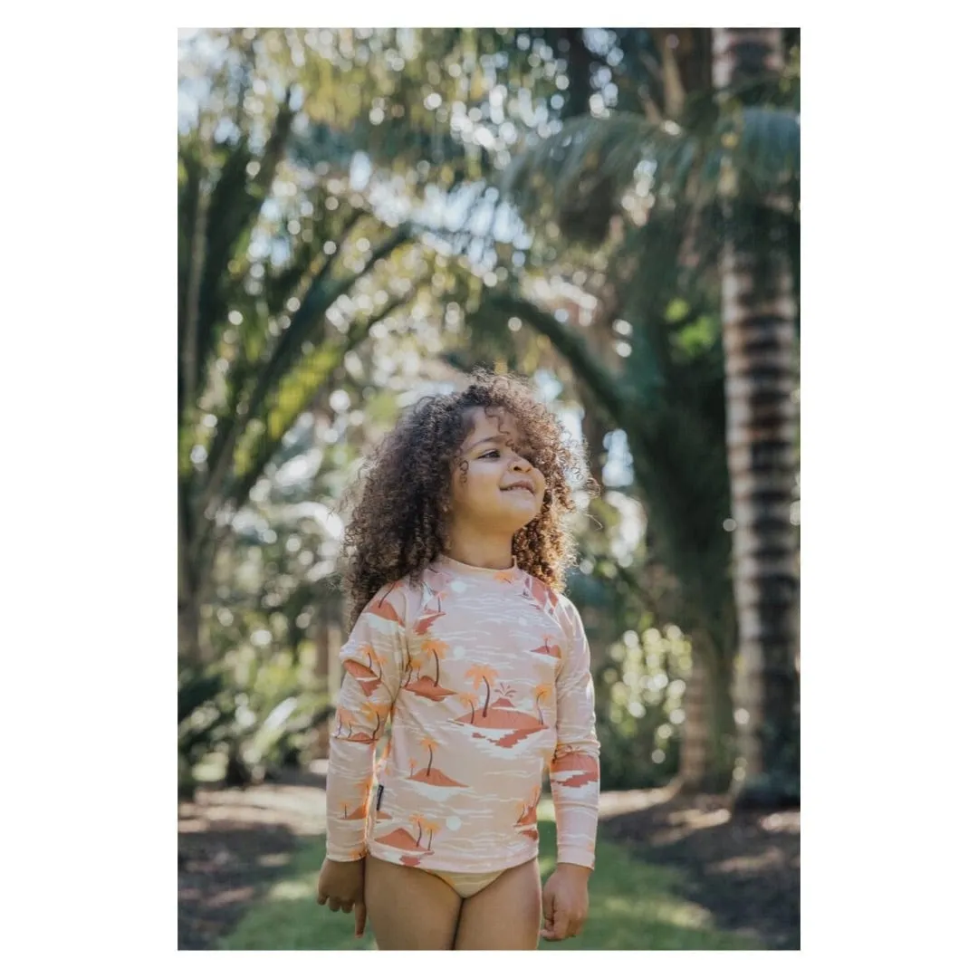 Rash Vest - Sunset Lost Island