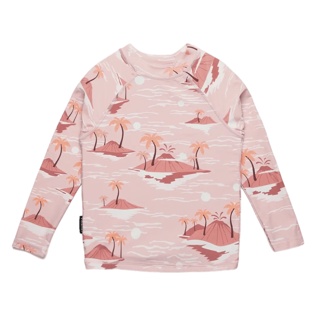 Rash Vest - Sunset Lost Island