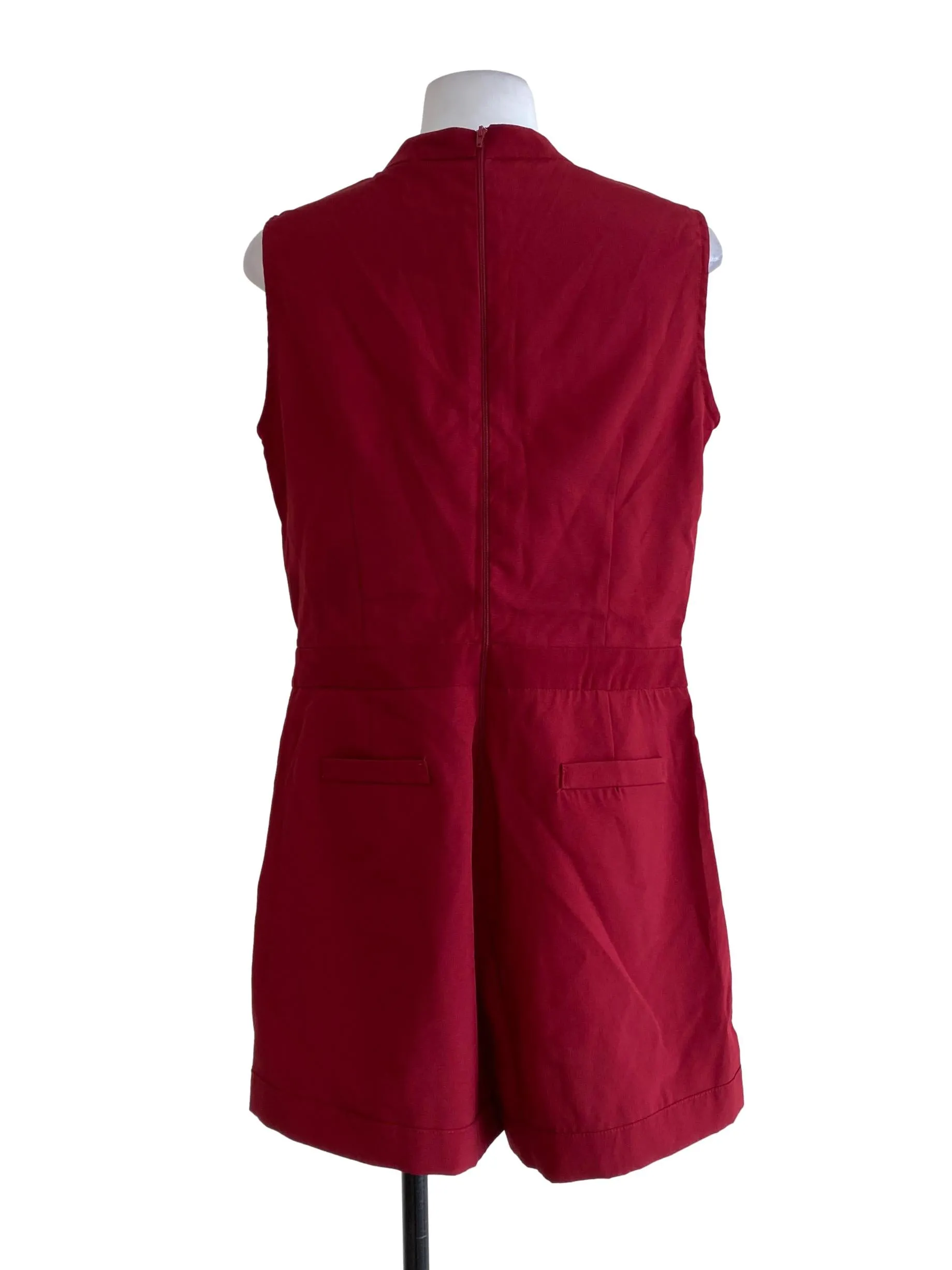 Red Buckle Rompers