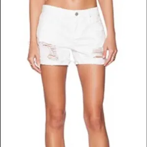 Revolve BLANKNYC Distressed Short in As If (White)