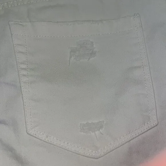 Revolve BLANKNYC Distressed Short in As If (White)