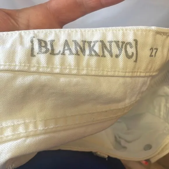 Revolve BLANKNYC Distressed Short in As If (White)