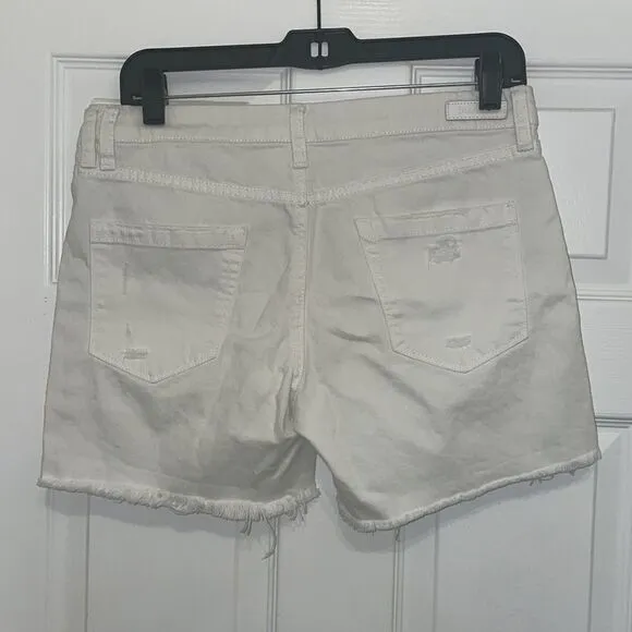 Revolve BLANKNYC Distressed Short in As If (White)