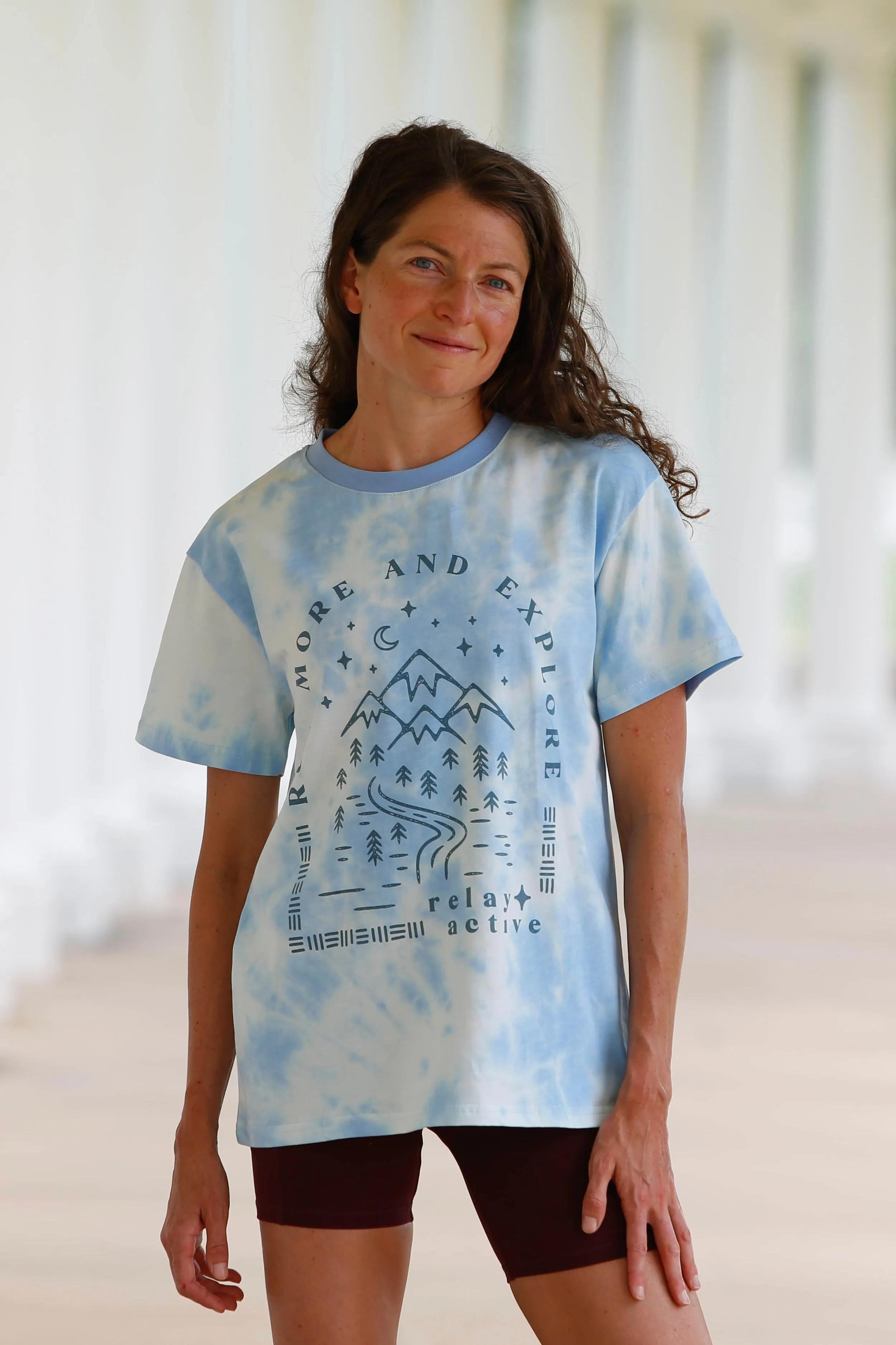 RLY Relaxed Tee ("Run More and Explore")