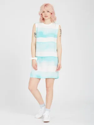 Robe Stay Stripes - PALE AQUA