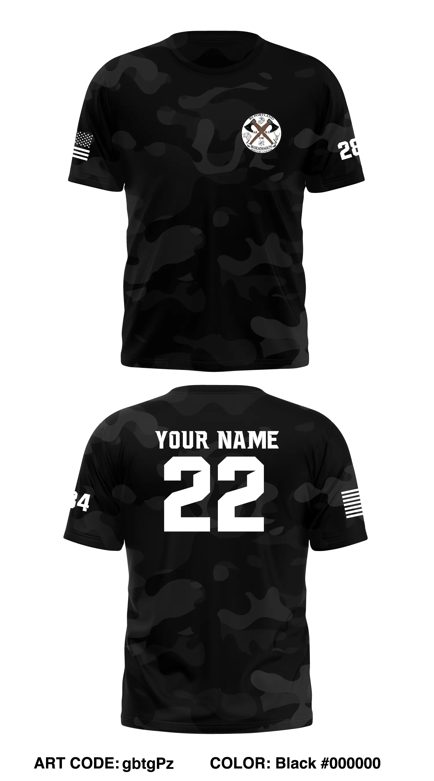 RS Portland Store 1 Core Men's SS Performance Tee - gbtgPz