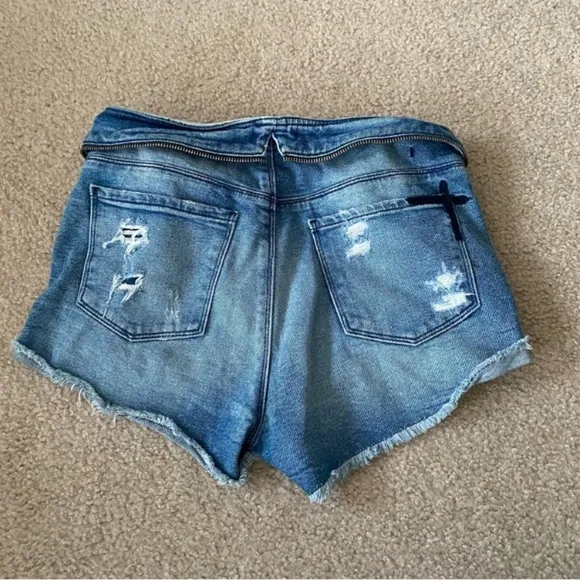 RtA River Distressed Shorts