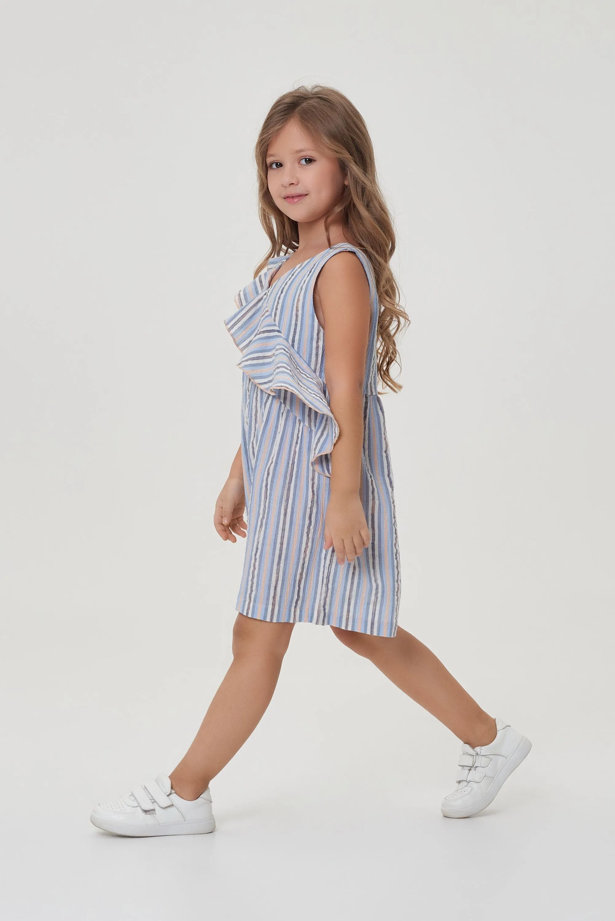 Ruffle Front Romper